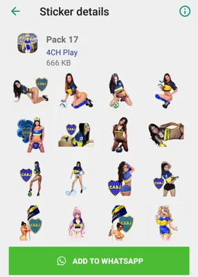 Boca Juniors Stickers - WAStickerApps android App screenshot 2