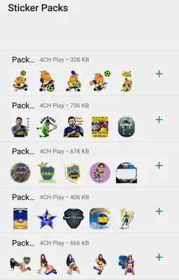 Boca Juniors Stickers - WAStickerApps android App screenshot 3