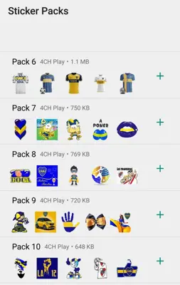 Boca Juniors Stickers - WAStickerApps android App screenshot 4