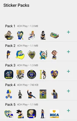 Boca Juniors Stickers - WAStickerApps android App screenshot 5